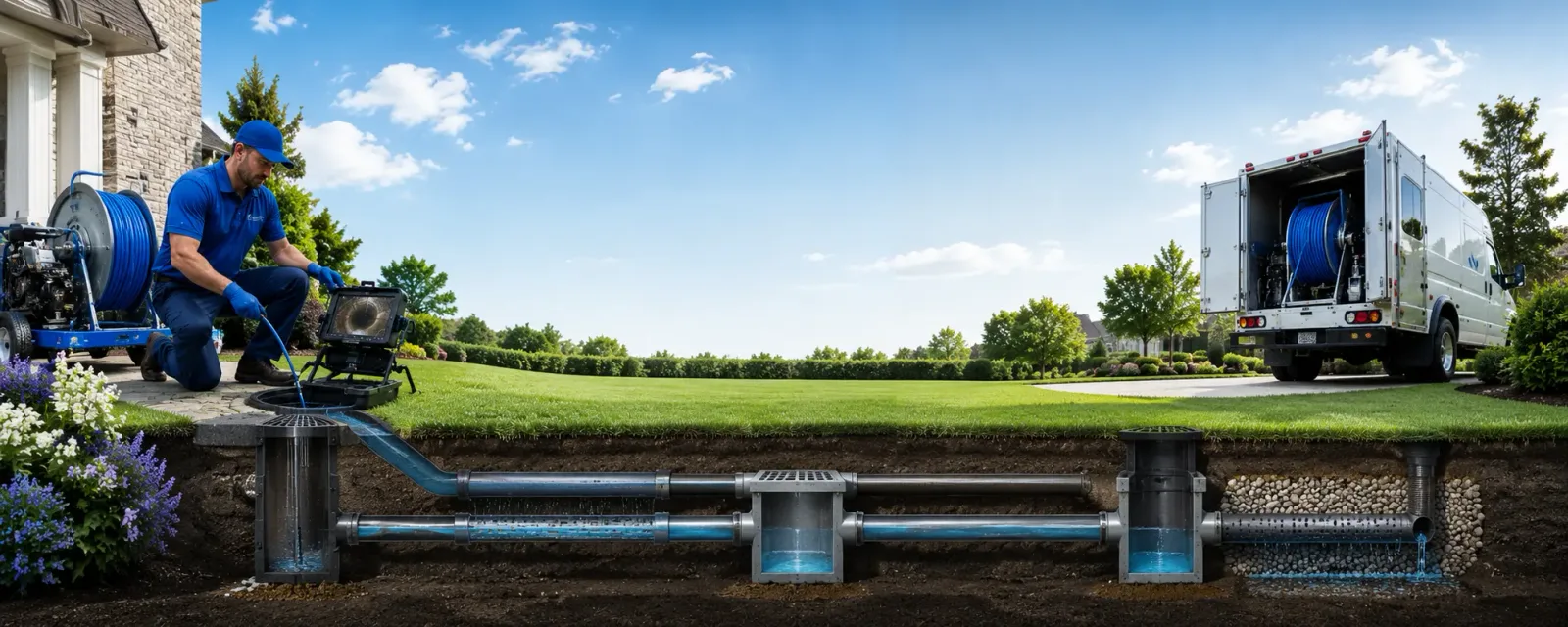 Outdoor drain cleaning information for Winn, ME